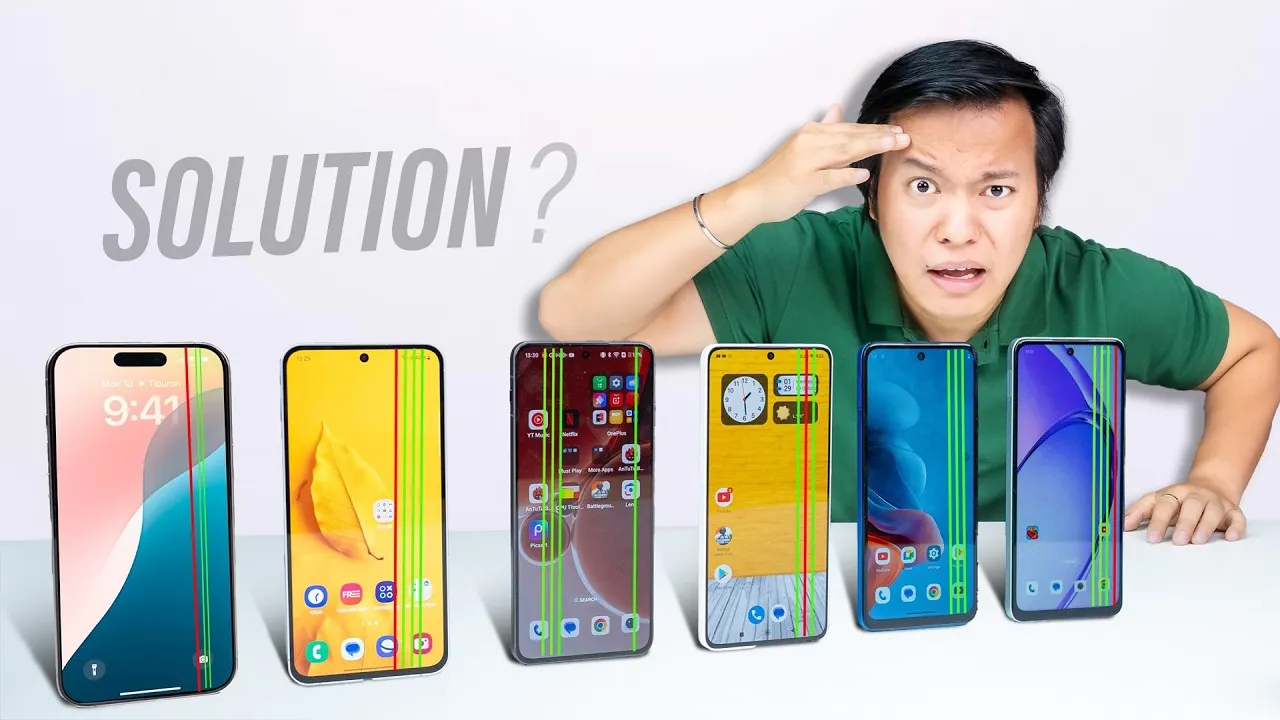 cara mengatasi layar HP tiba-tiba bergaris