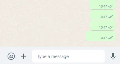 cara membuat teks kosong di wa
