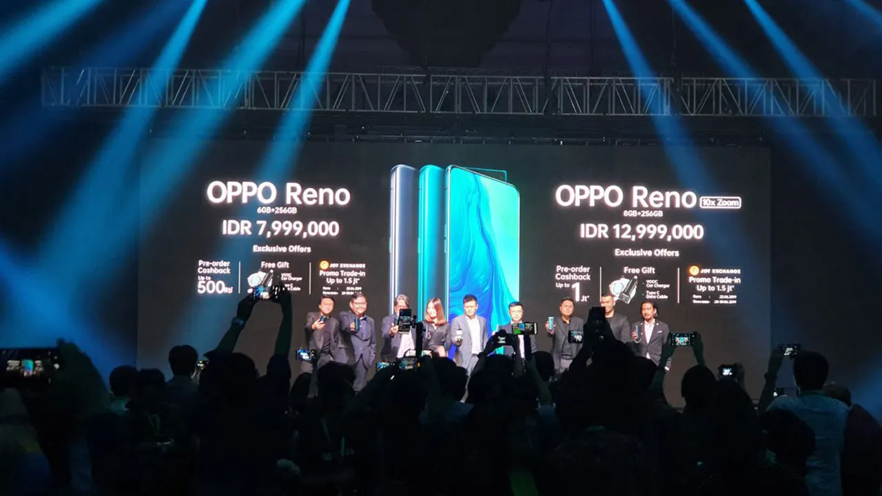 Duo Ponsel Oppo Reno Masuk Indonesia, Dibanderol Mulai Rp 8 Juta