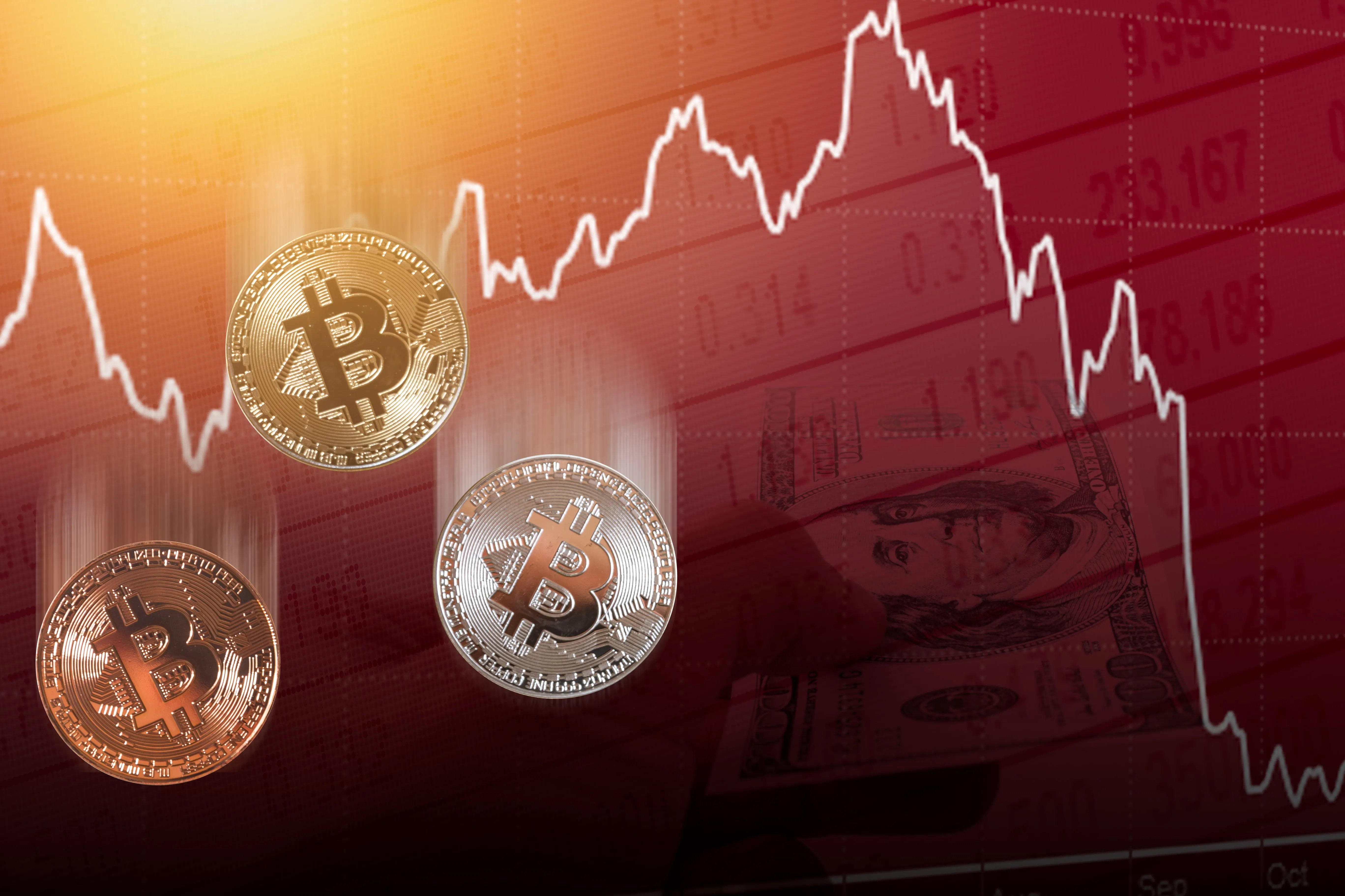 Ilustrasi market aset kripto.