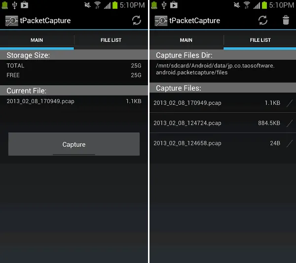 android-hacking-app-tpacketcapture