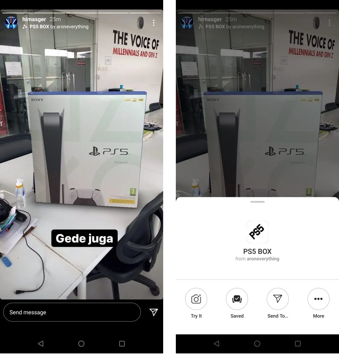 Viral, Cara Ikutan Pakai Filter Instagram Story PS5