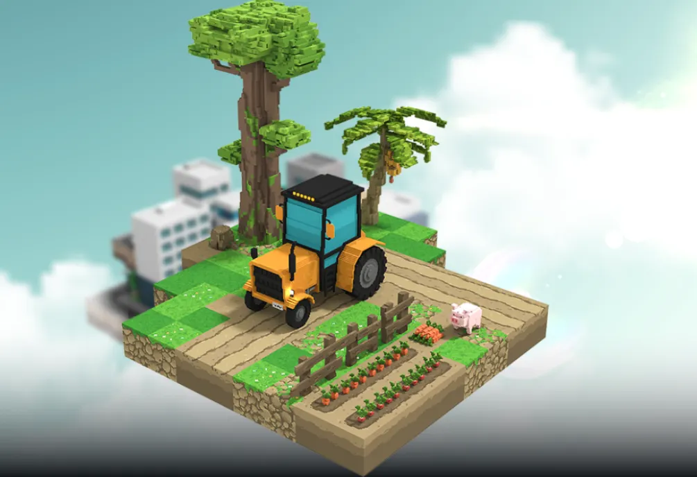 tampilan virtual game sandbox