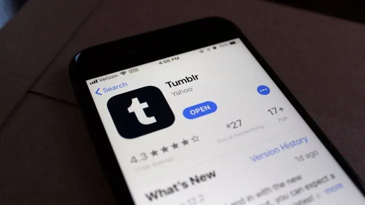 tumblr kembali hadir di app store