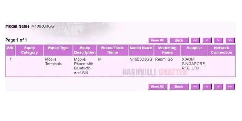 Sertifikasi IMDA Redmi Go