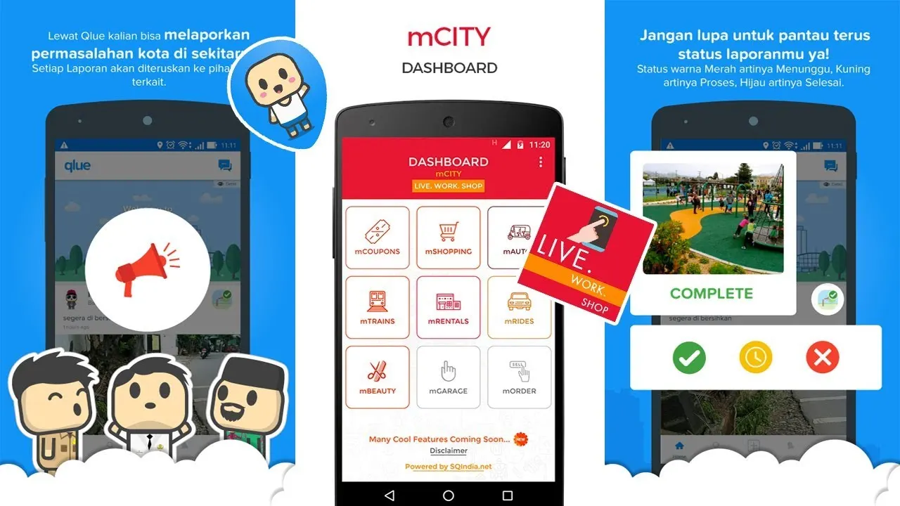 Hasil gambar untuk aplikasi android qlue