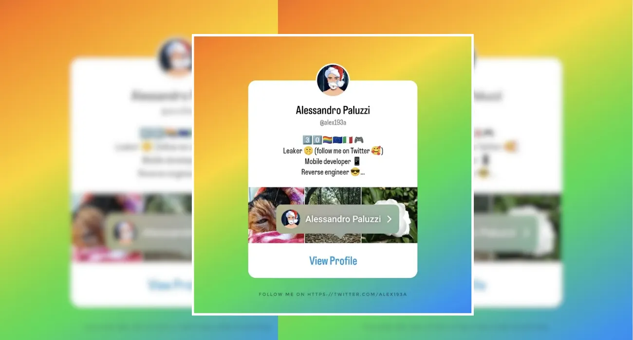 fitur bagi profil instagram