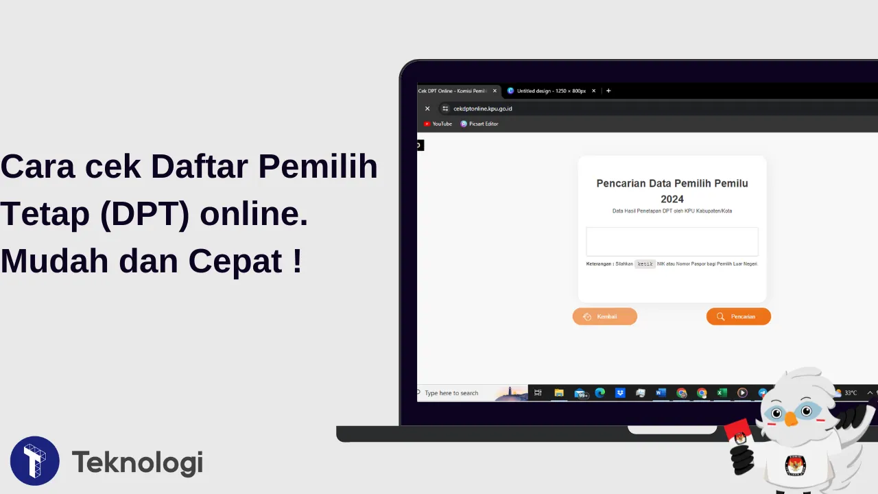 cara cek dpt online
