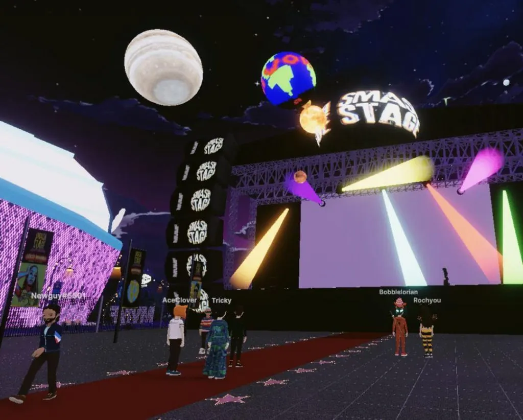 menonton konser di metaverse