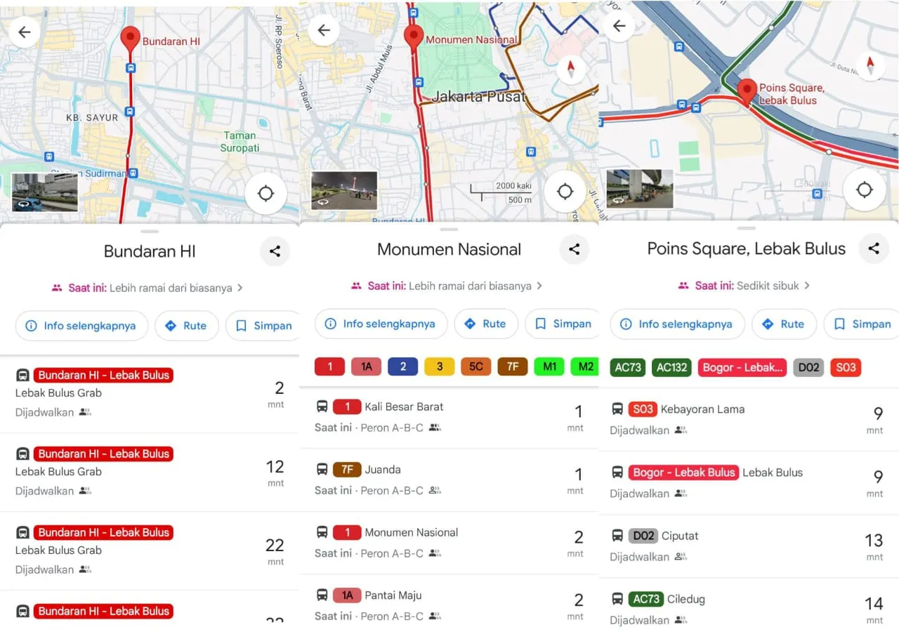 Cara Pantau Posisi Bus TransJakarta