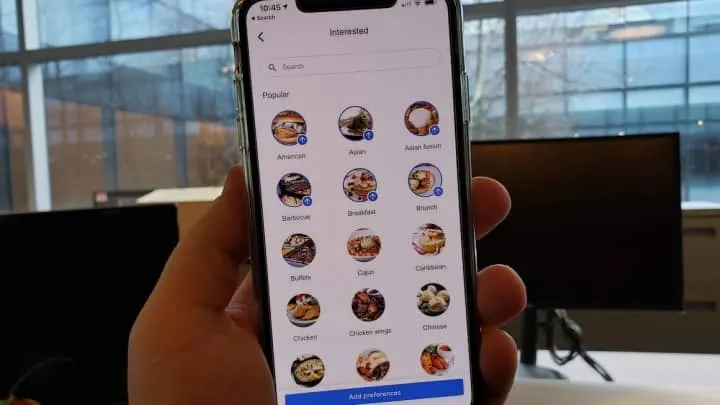Pilih masakan yang Anda sukai.