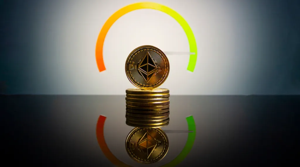 illustrasi ethereum token