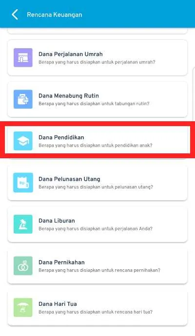 Dana Pendidikan Rencana Keuangan Dana Pendidikan Rencana Keuangan