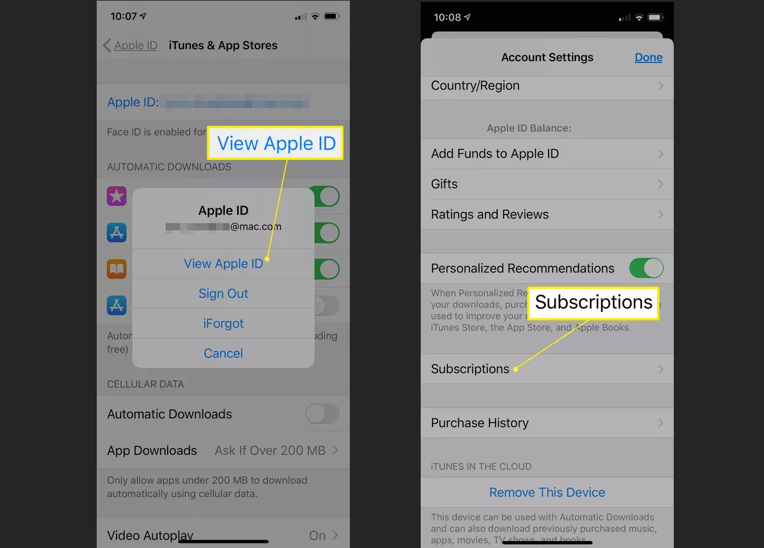 cara berhenti langganan aplikasi di iPhone