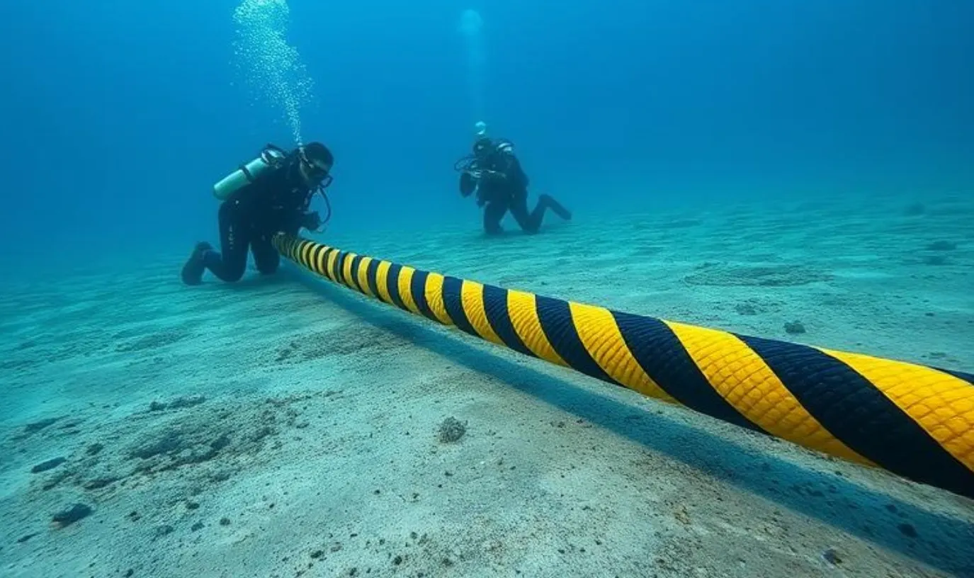 kabel bawah laut Laut Merah terputus