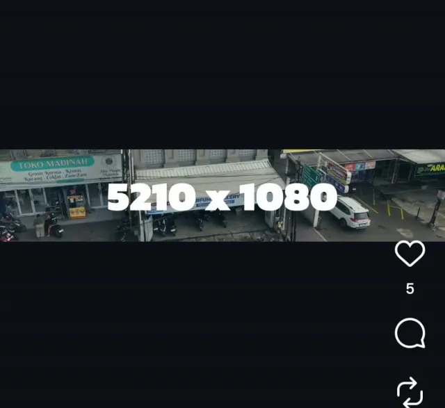 video 5210 x 1080 Instagram