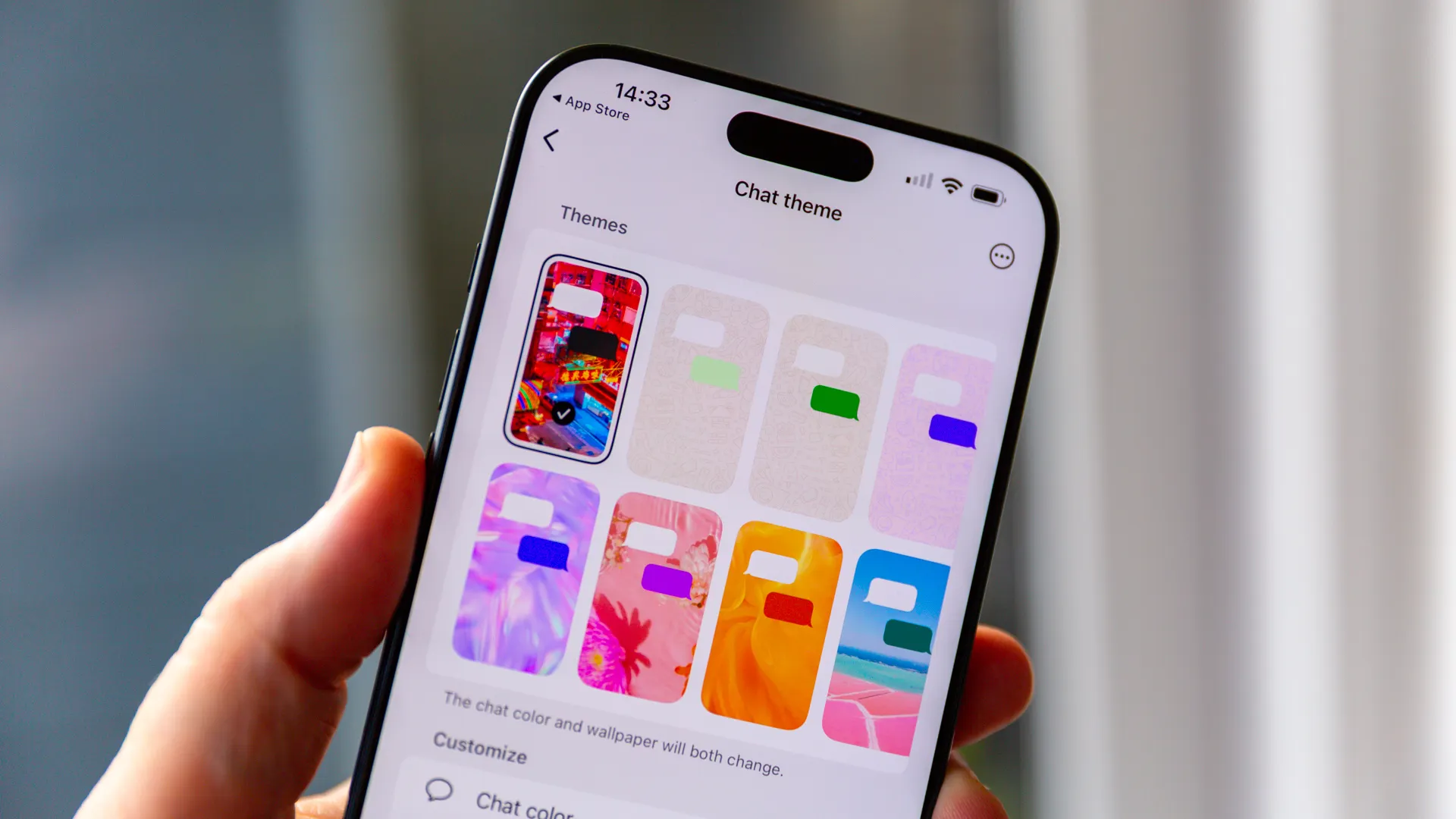 Cara ganti warna chat WhatsApp
