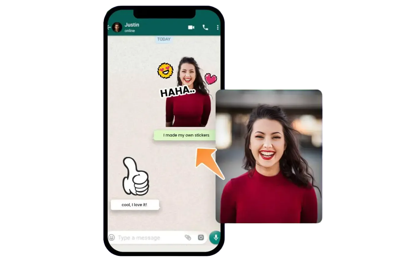 Cara Buat Stiker&nbsp;WhatsApp dari Foto Selfie
