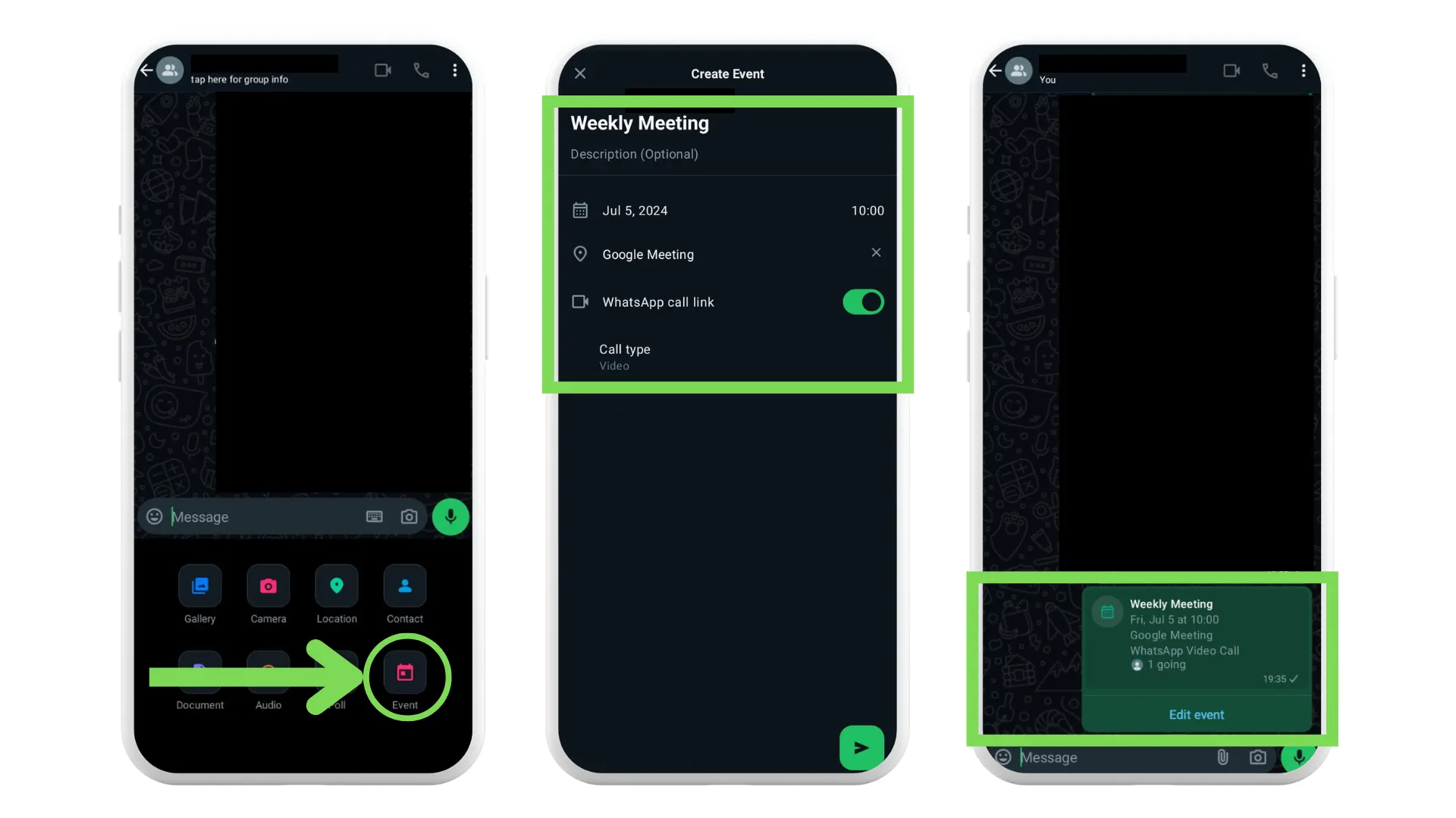 cara membuat undangan di grup whatsapp