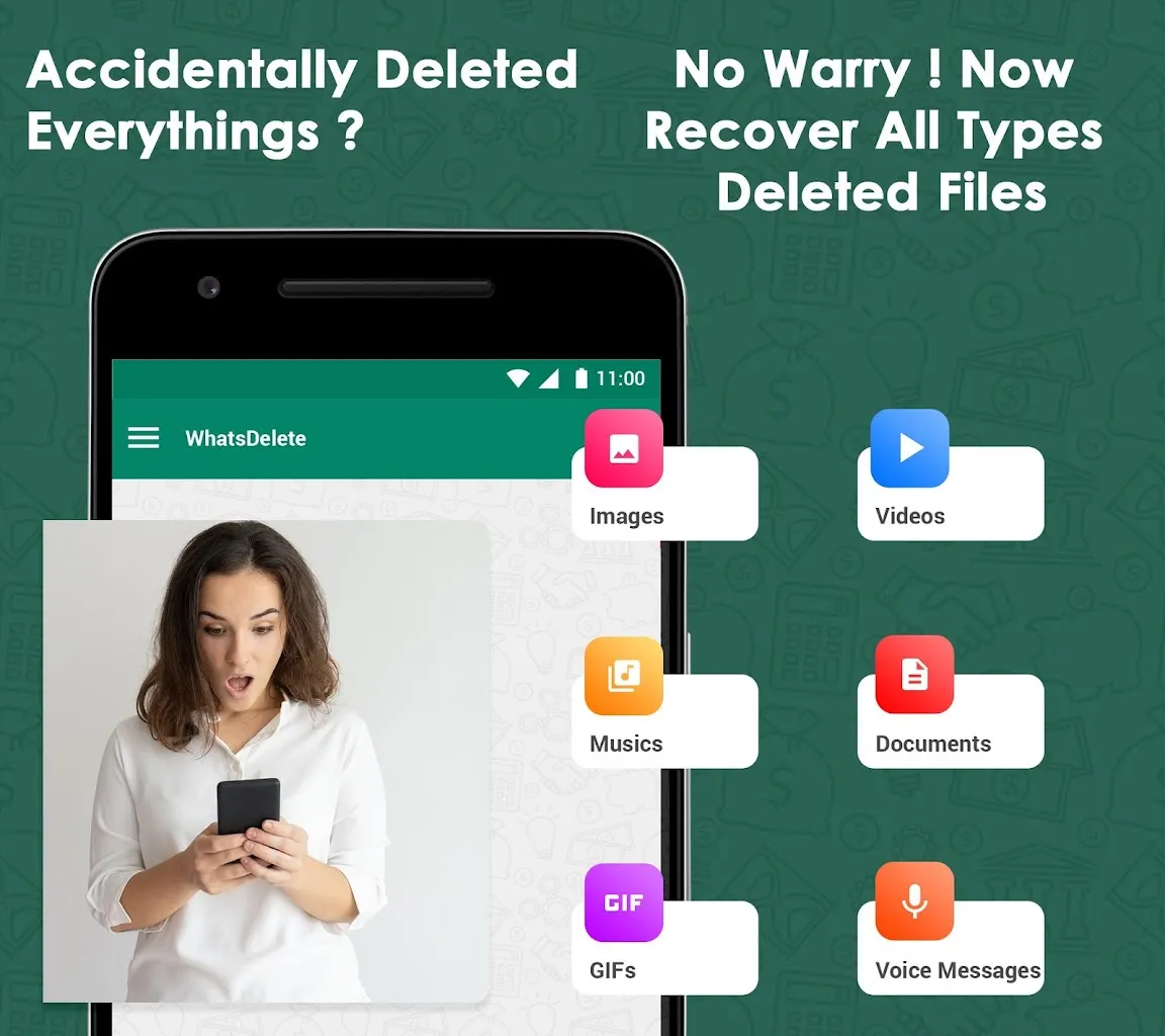 WhatsDeleted: Recover Deleted Messages Latest version Apk Download - com. whatsdeleted.viewdeletedmessages APK free