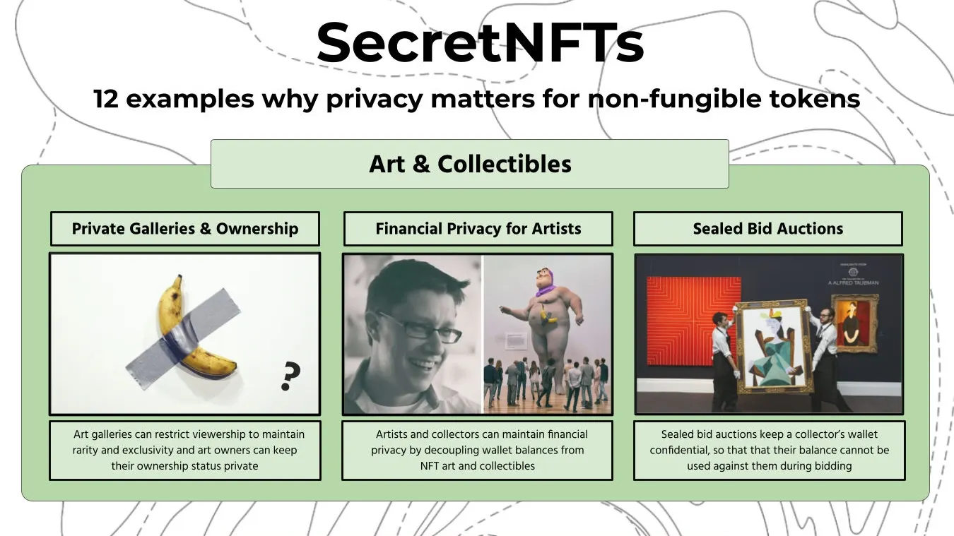 Ilustrasi Secret Network NFT.