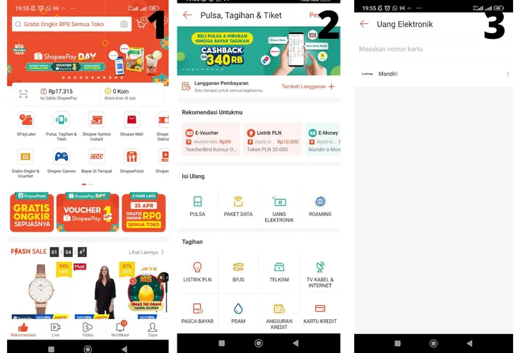 Siap-siap Mudik Lebaran 2022, Ini Cara Isi Saldo e-Toll Mandiri Lewat Shopee
