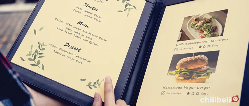 cara membuat daftar menu