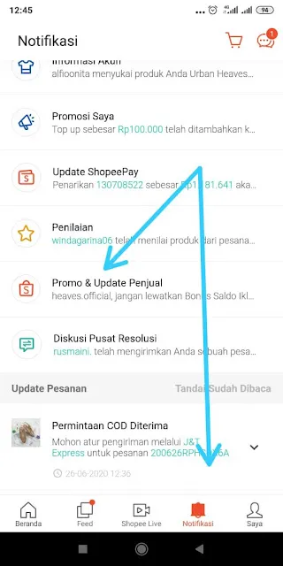 Notifikasi free ongkir Cara Daftar Gratis Ongkir Shopee dan Syarat Ketentuannya