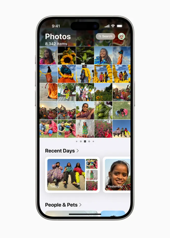 ios 18 photos