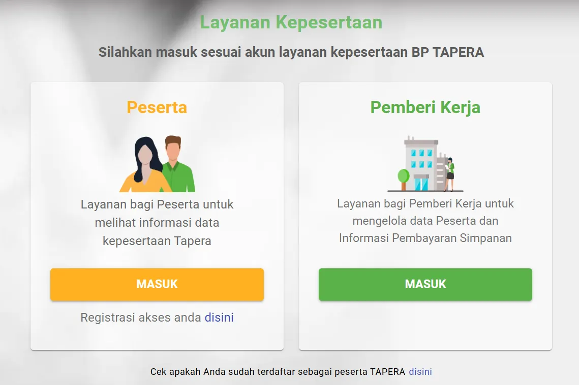 cara cek saldo tapera