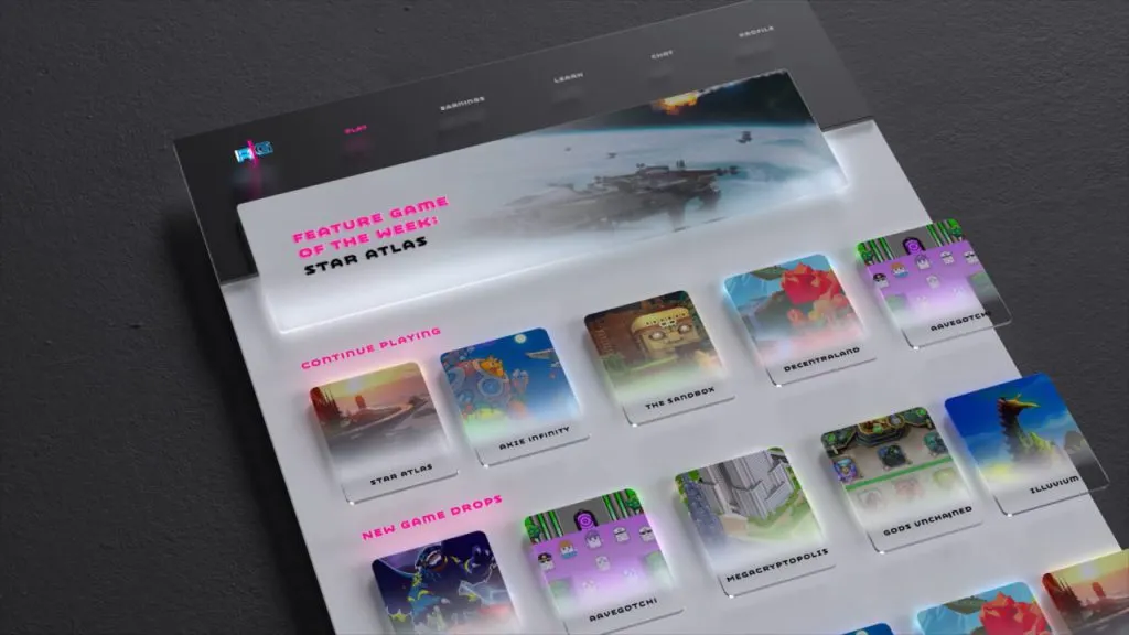 tampilan virtual game rainmake