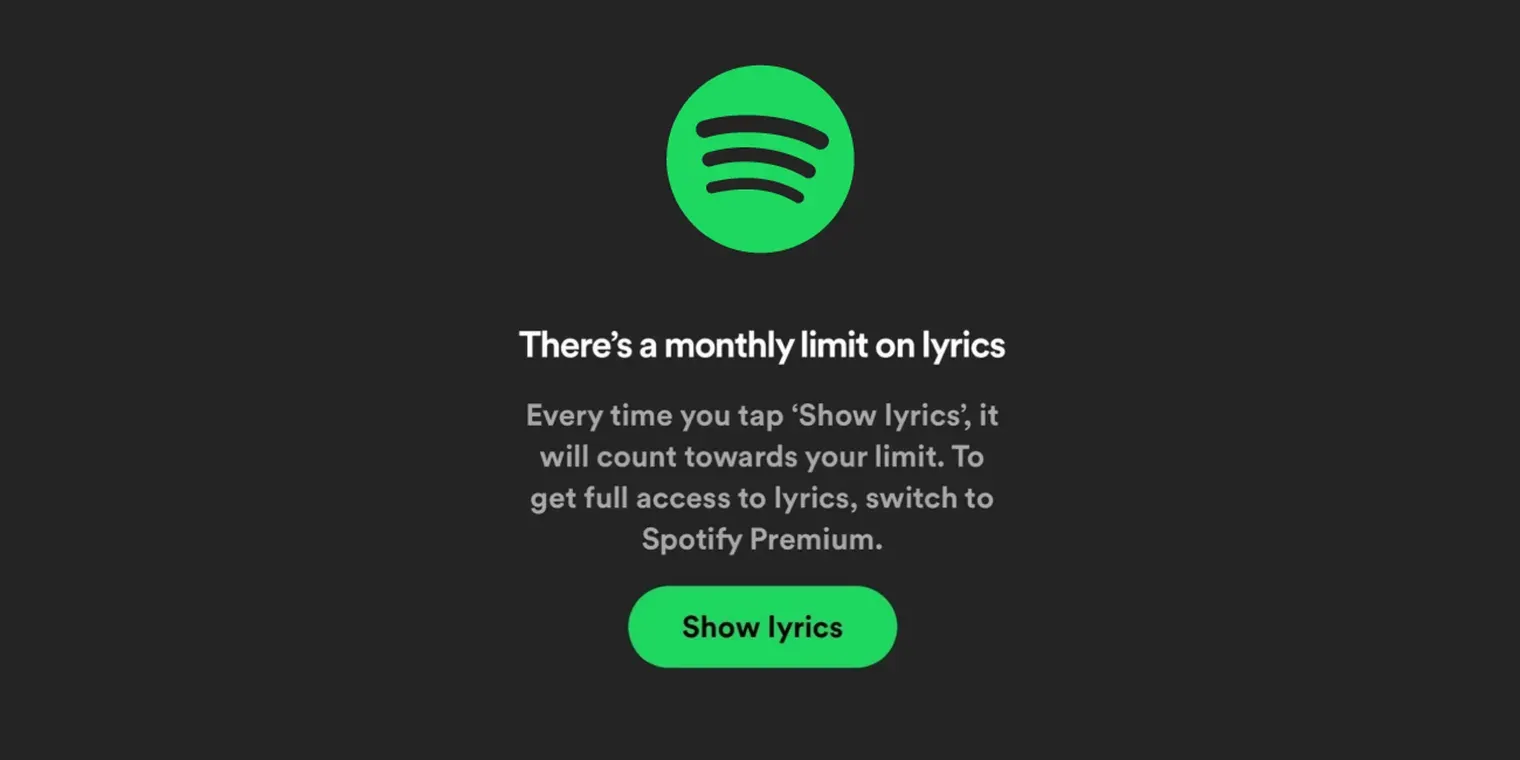 lirik lagu Spotify