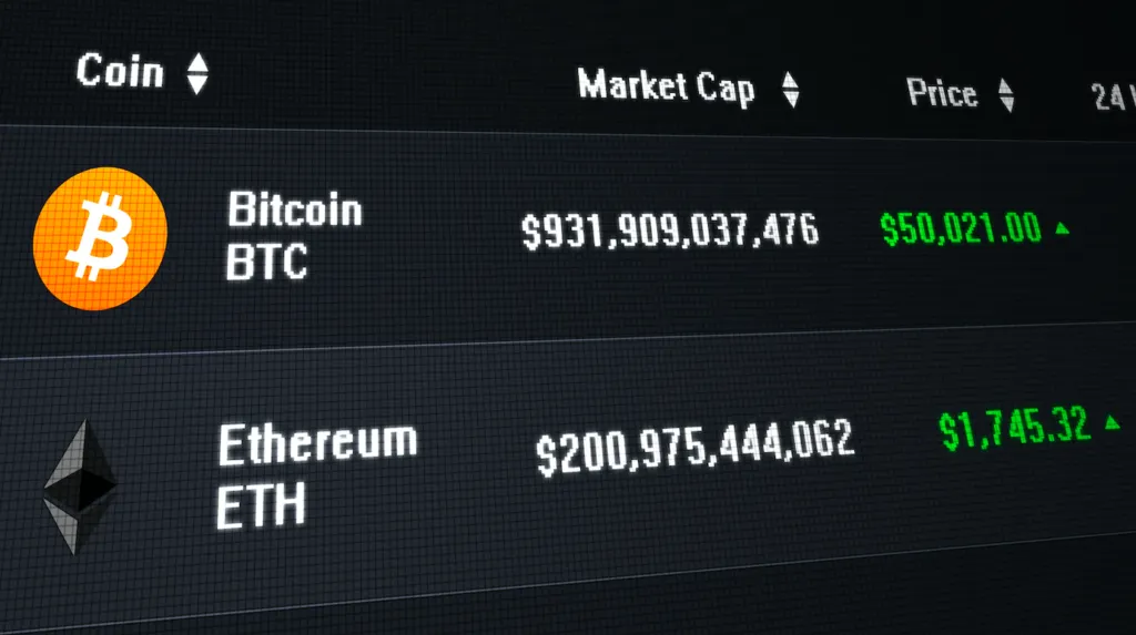 illustrasi marketcap crypto