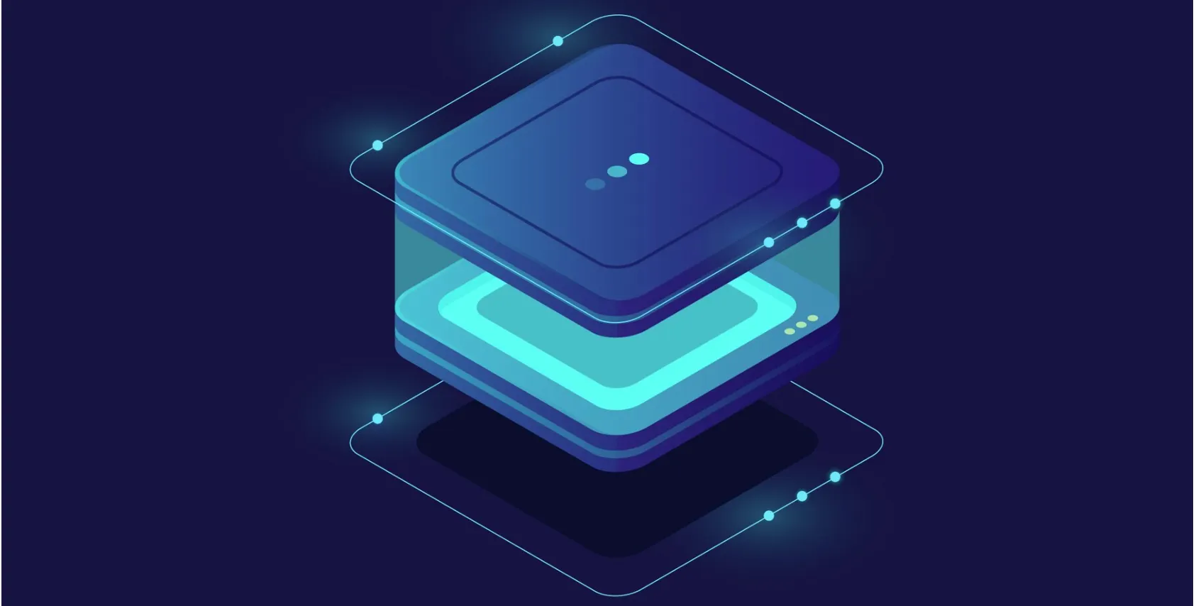 cointain ilustration of layer-2 blockchain