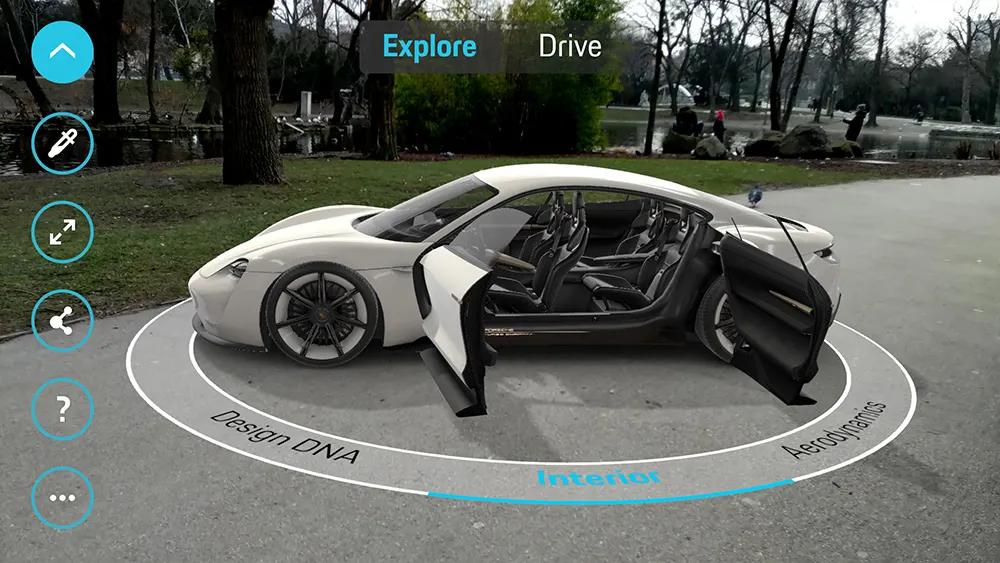 Porsche AR app