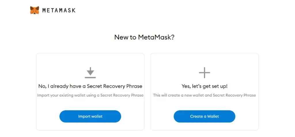 New to Metamask