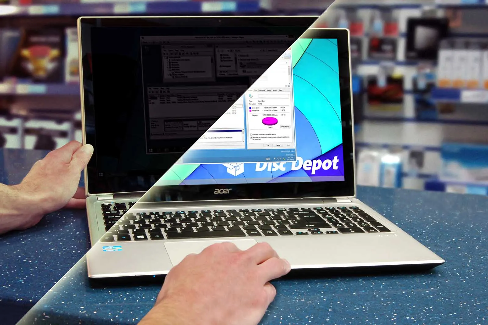 Laptop Inverter and Backlight Repair for Dim Screens | Disc Depot Dundee