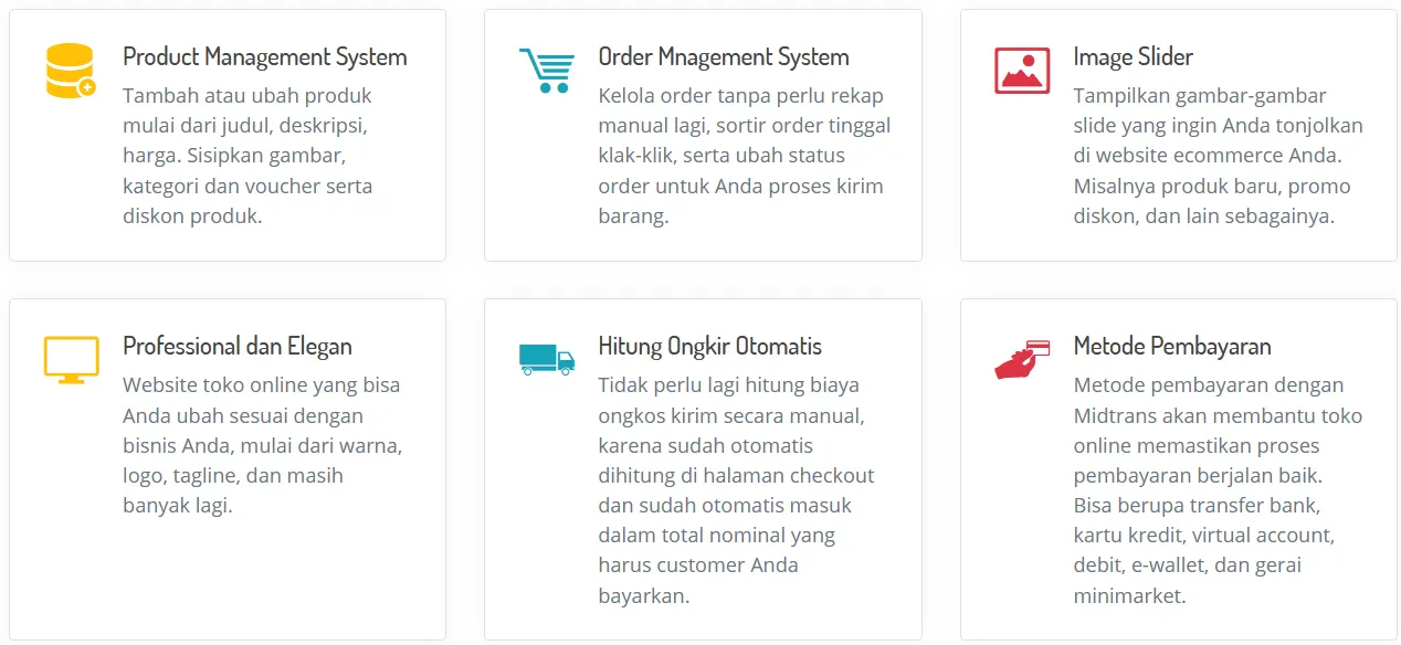 BuatToko Website Dengan Fitur Ecommerce Untuk Jualan Online