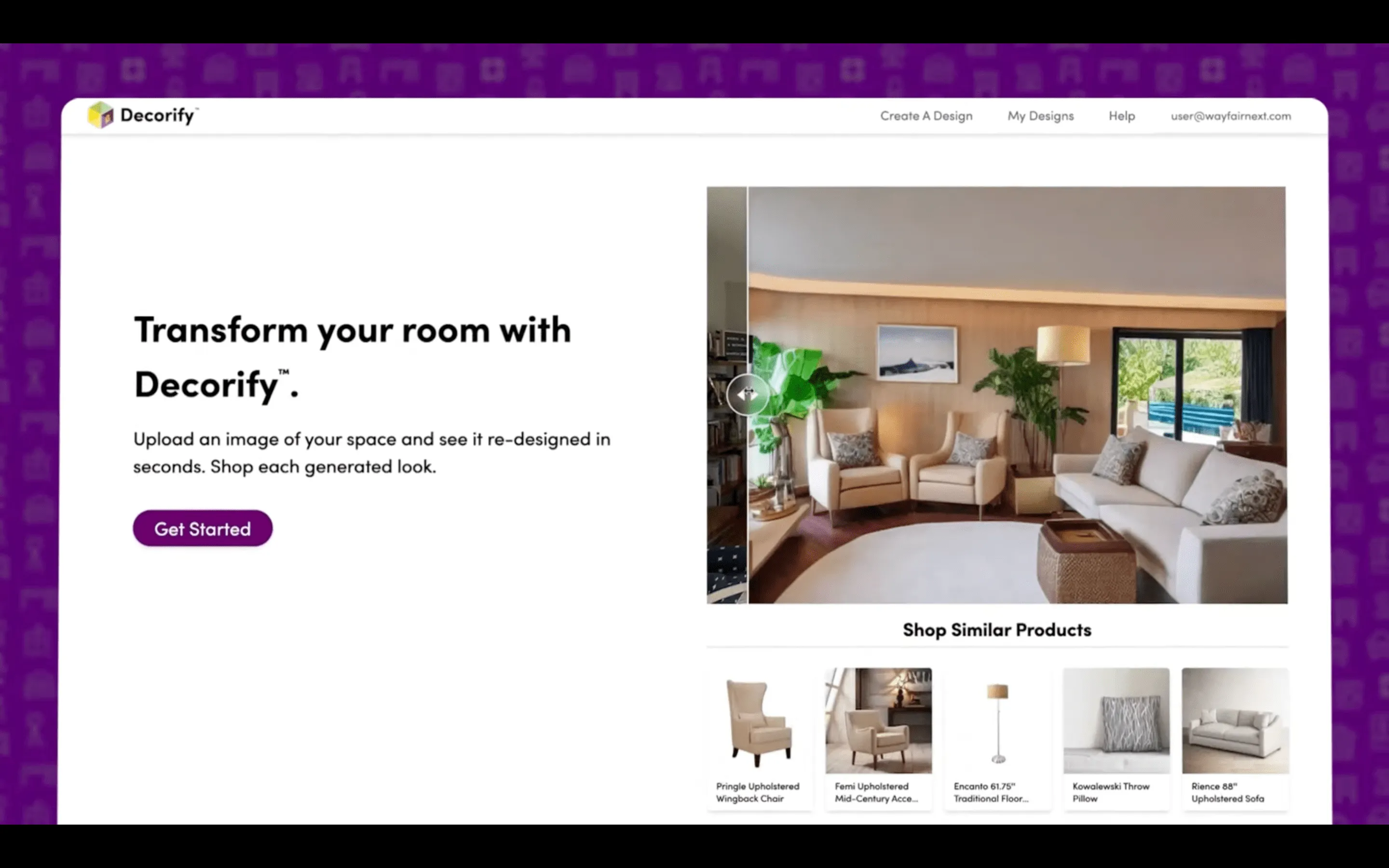 Transformasi Ruang Tamu Impian dengan Decorify dari Wayfair Berbasis AI